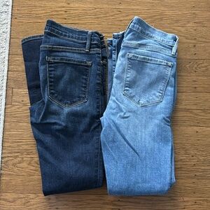 Women’s FRAME Denim Skinny Jeans - 2 pairs - size 28